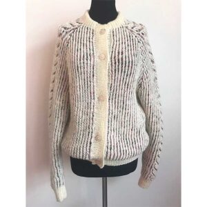 Shadow patent cardigan forfra