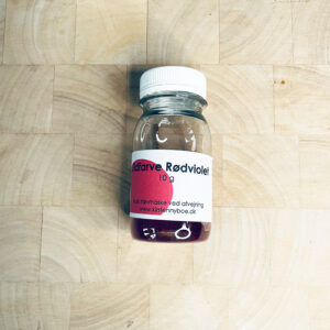 Rødviolet lanasyn uldfarve