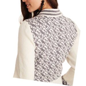Cardigan med mønster