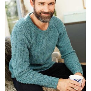 Strikket herre sweater