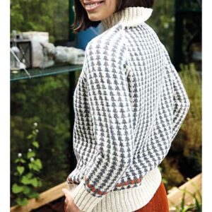 Strikket Top Down raglan sweater