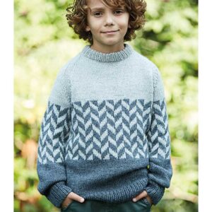 Drenge sweater med mønster