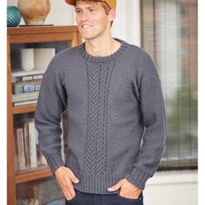 Strikket herresweater