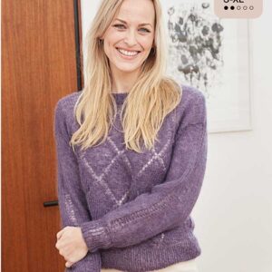 Hulmønster sweater