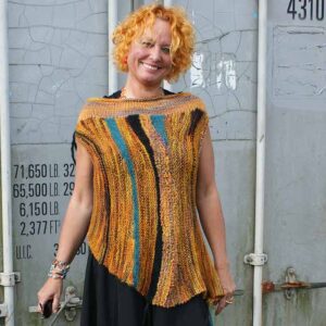Mette Larsen poncho - Omvendt