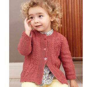Pige strik cardigan