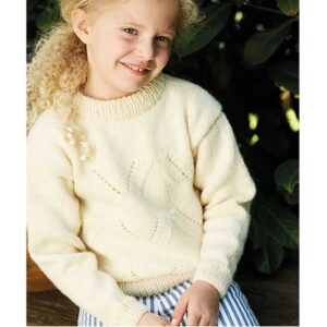 Strikket pige sweater