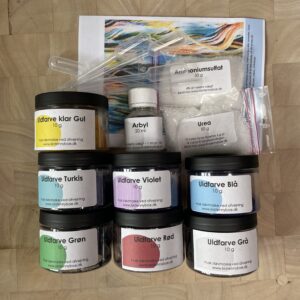 garnfarvning kit indhold